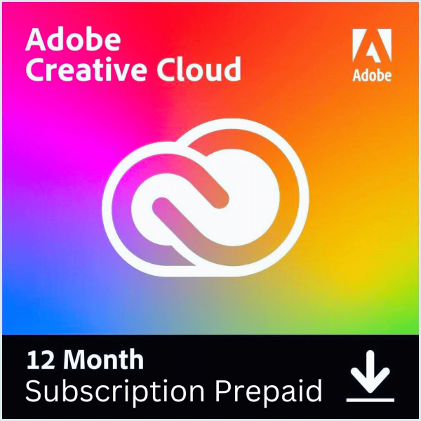 Adobe Creative Cloud Prepaid 12 Months – All Apps Individual Plan